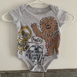 Star Wars (hello) onesie size 12 month